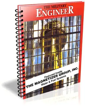 The Military Engineer, Nov-Dec 1993 cover: Featured inside, The Magnetizer Group, Inc.